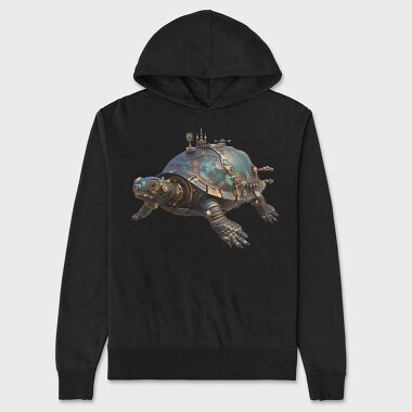 Steampunk Turtle Shell, Hanorac Oversize Barbati (Unisex)
