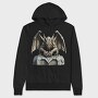 Stone Gargoyle Statue, Hanorac Oversize Barbati (Unisex)