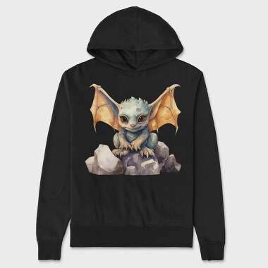 Stone Gargoyle Wings, Hanorac Oversize Barbati (Unisex)