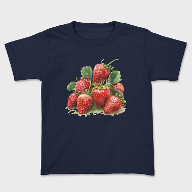 Strawberries Artwork, Tricou Copii