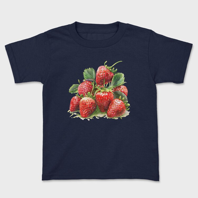 Strawberries Artwork, Tricou Copii