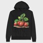 Strawberries On Soil, Hanorac Oversize Barbati (Unisex)