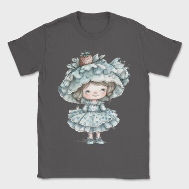 Strawberry Hat Girl, Tricou Barbati (Unisex)
