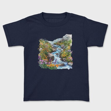 Stream Flowers Mountain, Tricou Copii