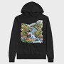 Stream Flowers Mountain, Hanorac Oversize Barbati (Unisex)