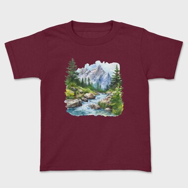 Stream Snowy Mountain, Tricou Copii