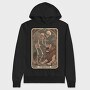 Strength Skeleton Lion, Hanorac Oversize Barbati (Unisex)