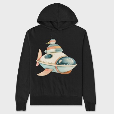 Submarine Spaceship, Hanorac Oversize Barbati (Unisex)