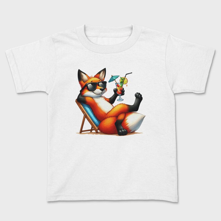 Summer Fox Cocktail, Tricou Copii