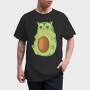 Avocado Cat, Tricou Barbati (Unisex)