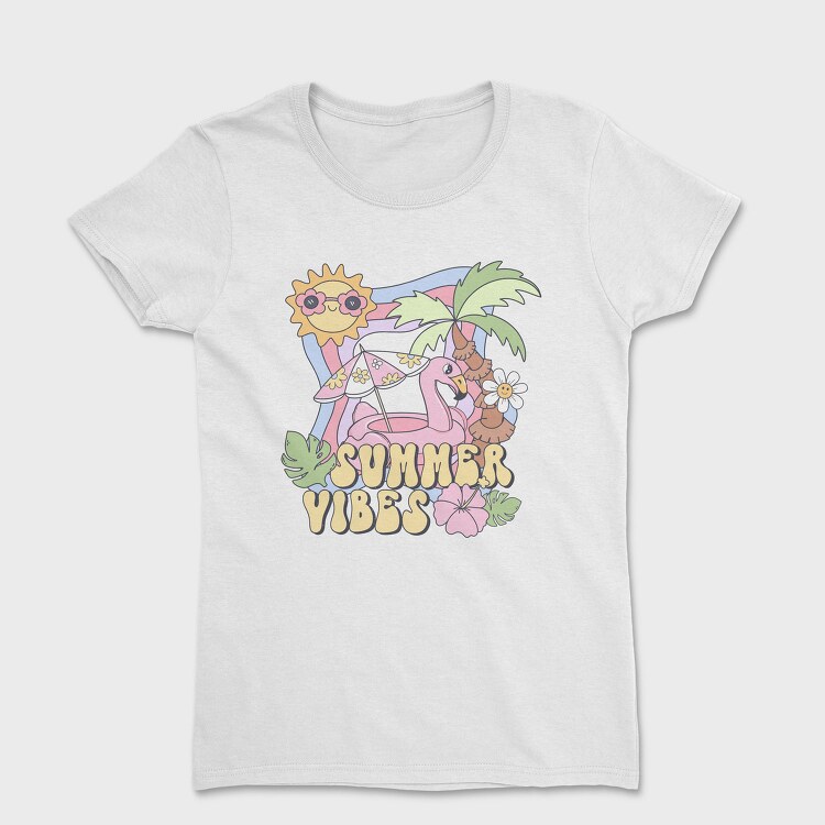 Summer Vibes Groovy, Tricou Femei