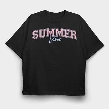 Summer Vibes, Tricou Oversize Barbati (Unisex)