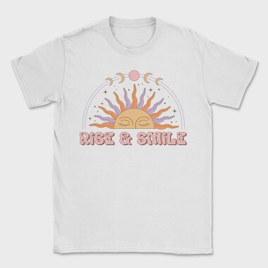 Sun Rise Smile, Tricou Barbati (Unisex)