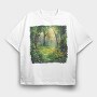 Sunlight Magic Garden, Tricou Oversize Barbati (Unisex)