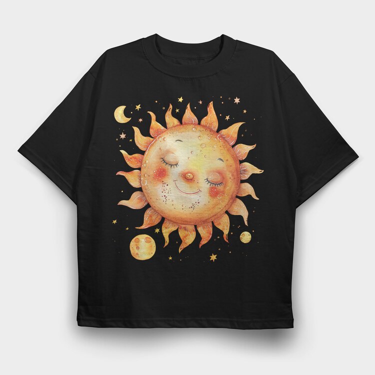 Sunny Face 96224125, Tricou Oversize Barbati (Unisex)