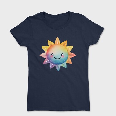 Sunny Face Clipart, Tricou Femei