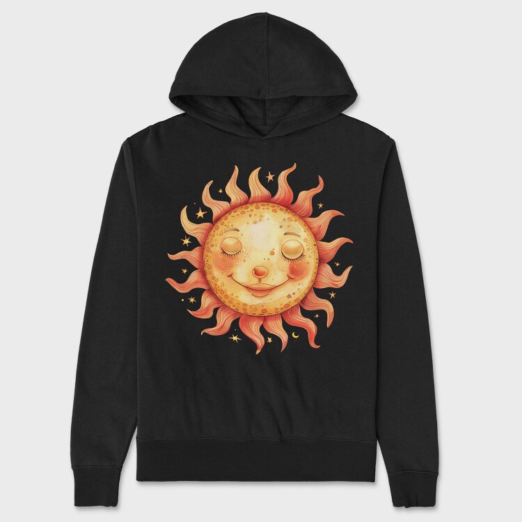 Sunny Face Stars, Hanorac Oversize Barbati (Unisex)