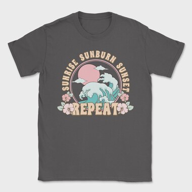 Sunrise Sunset Wave, Tricou Barbati (Unisex)