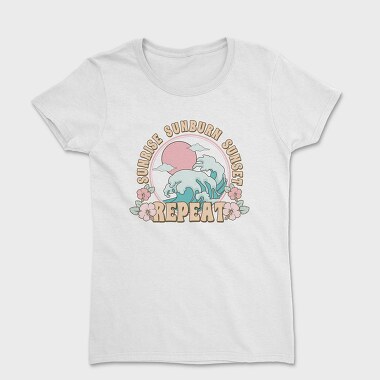 Sunrise Sunset Wave, Tricou Femei