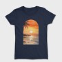 Sunset Beach Vintage, Tricou Femei