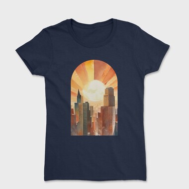 Sunset City Silhouette, Tricou Femei