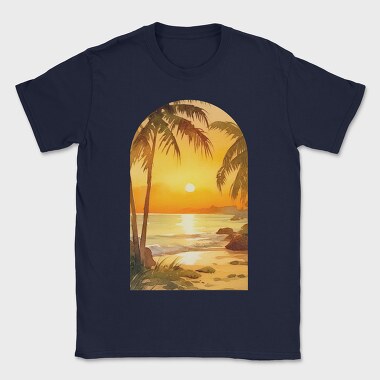 Sunset Lover Beach, Tricou Barbati (Unisex)