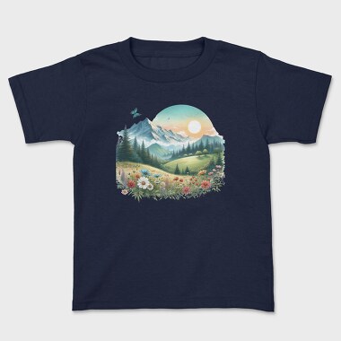 Sunset Mountain Flora, Tricou Copii