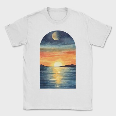 Sunset Ocean Light, Tricou Barbati (Unisex)