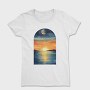Sunset Ocean Light, Tricou Femei