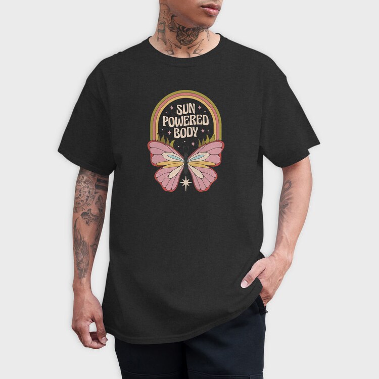 Butterfly Hippie Collection Flower Power Nature, Tricou Barbati (Unisex)