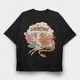 Just A Girl Who Loves Dragons Fairycore, Tricou Oversize Barbati (Unisex)