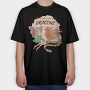 Just A Girl Who Loves Dragons Fairycore, Tricou Oversize Barbati (Unisex)