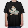 Submarine Spaceship, Tricou Oversize Barbati (Unisex)