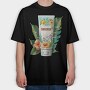 Sunscreen Floral Leaves, Tricou Oversize Barbati (Unisex)