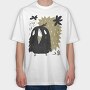 Moody Birds, Tricou Oversize Barbati (Unisex)