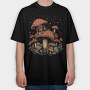 Moshrooms Dog, Tricou Oversize Barbati (Unisex)