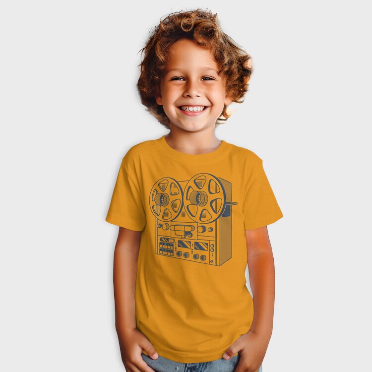 Vintage Audio Illustration 2, Tricou Copii
