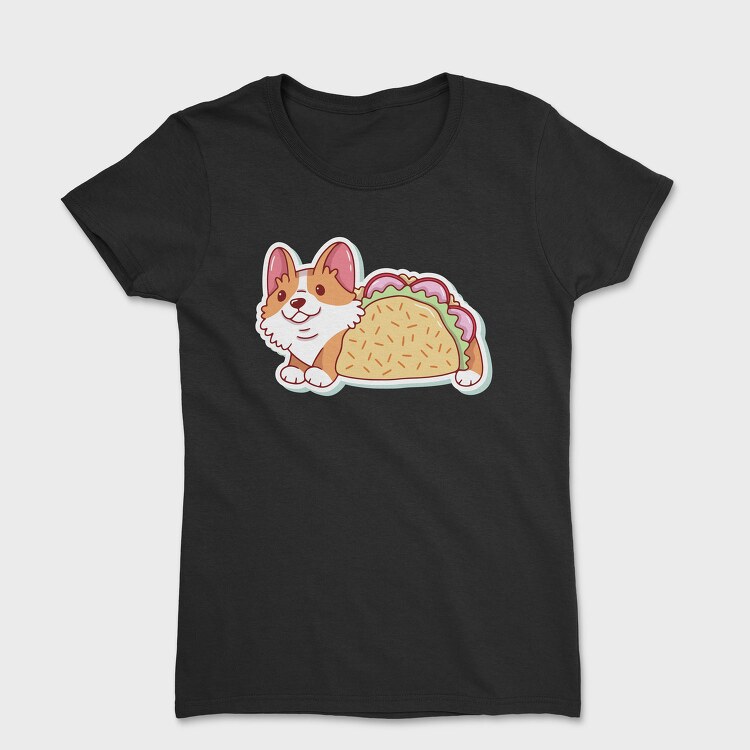 Corgi Taco Feast, Tricou Femei