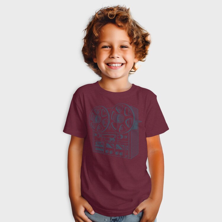 Vintage Audio Illustration 2, Tricou Copii