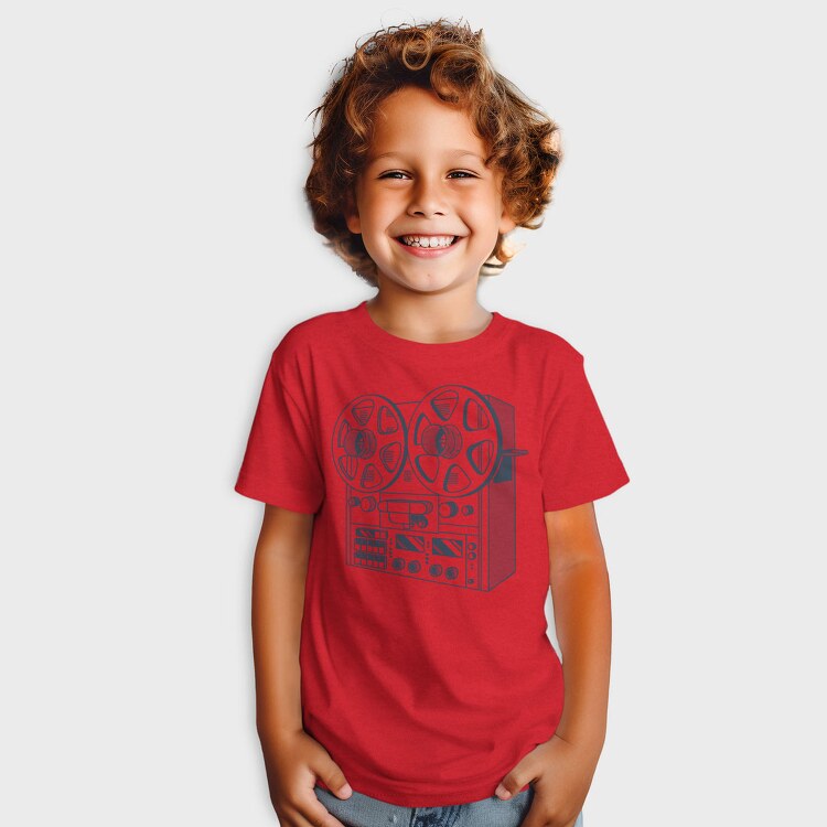 Vintage Audio Illustration 2, Tricou Copii