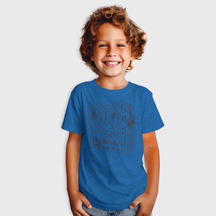 Vintage Audio Illustration 2, Tricou Copii