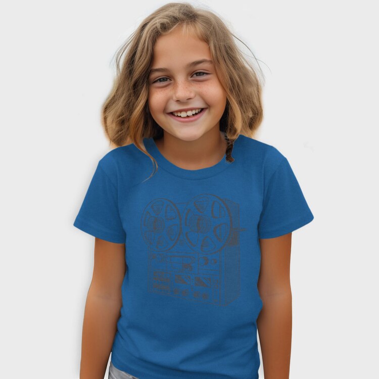 Vintage Audio Illustration 2, Tricou Copii