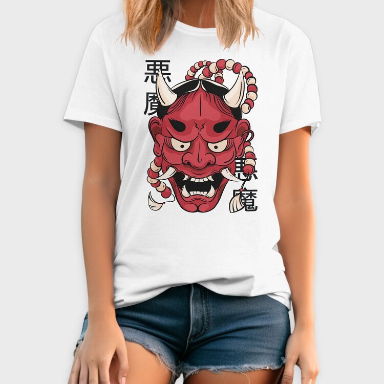 Awesome Hannya Demon Mask, Tricou Barbati (Unisex)