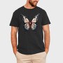 Vibrant Traditional Butterfly, Tricou Barbati (Unisex)