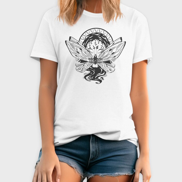 Butterfly Mouth Dark Nouveau Si, Tricou Barbati (Unisex)