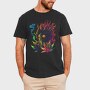 Colorful Monster Cannabis, Tricou Barbati (Unisex)