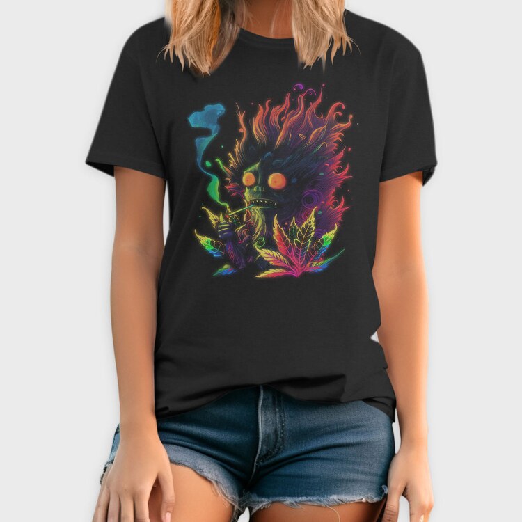 Colorful Monster Cannabis, Tricou Barbati (Unisex)