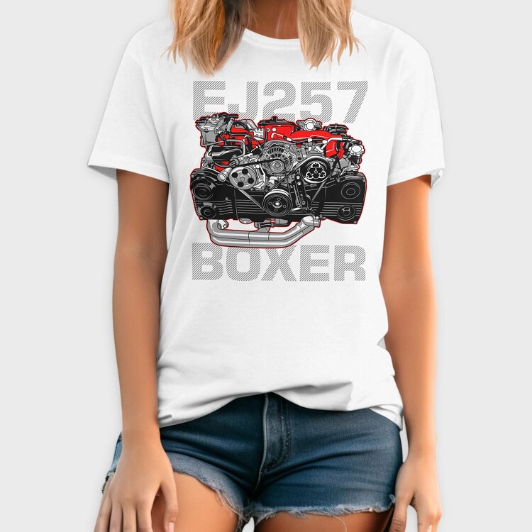 EJ257 BOXER, Tricou Barbati (Unisex)