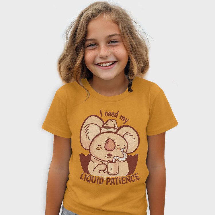 Awesome Liquid Patience Koala, Tricou Copii