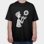 Man Talking To Wall, Tricou Oversize Barbati (Unisex)